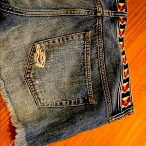 Abercrombie cutoff shorts